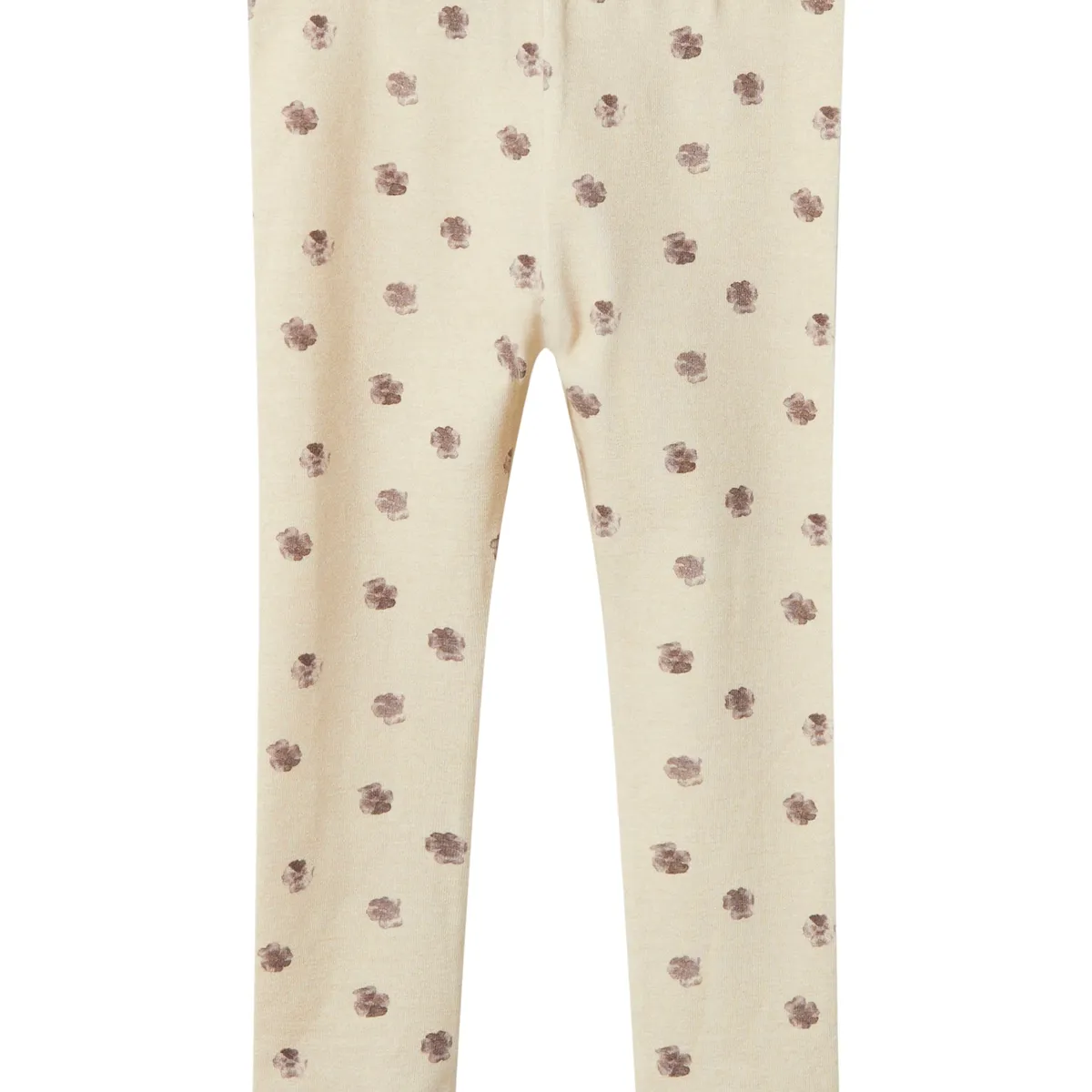 Lil Atelier Gaya Slim Leggings - Fog Flower - 92 cm