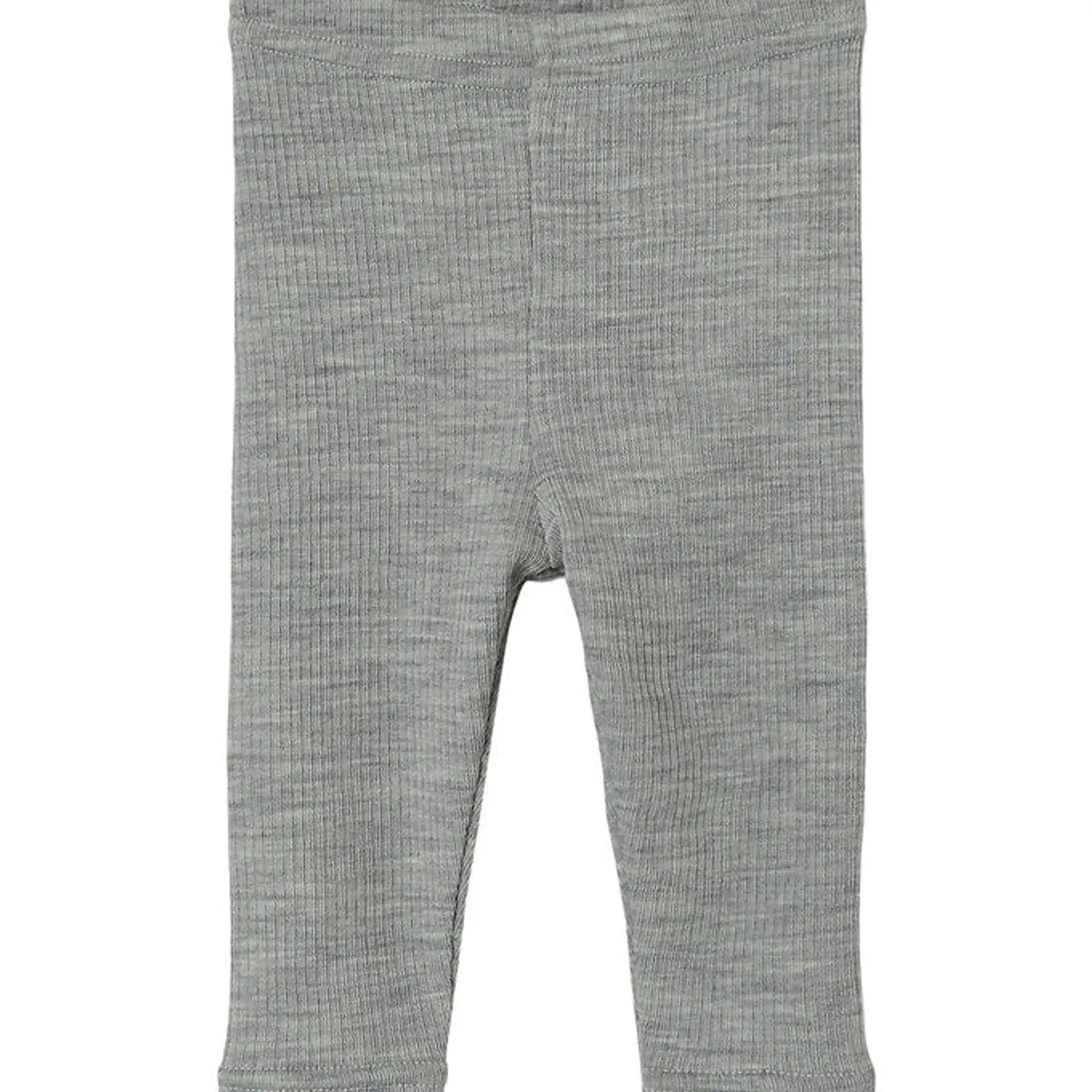 Lil' Atelier Leggings - Uld - NbnFable - Grey Melange