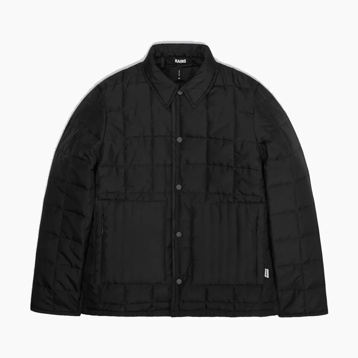 Liner Shirt Jacket W1T1 - Black - Rains - Sort S