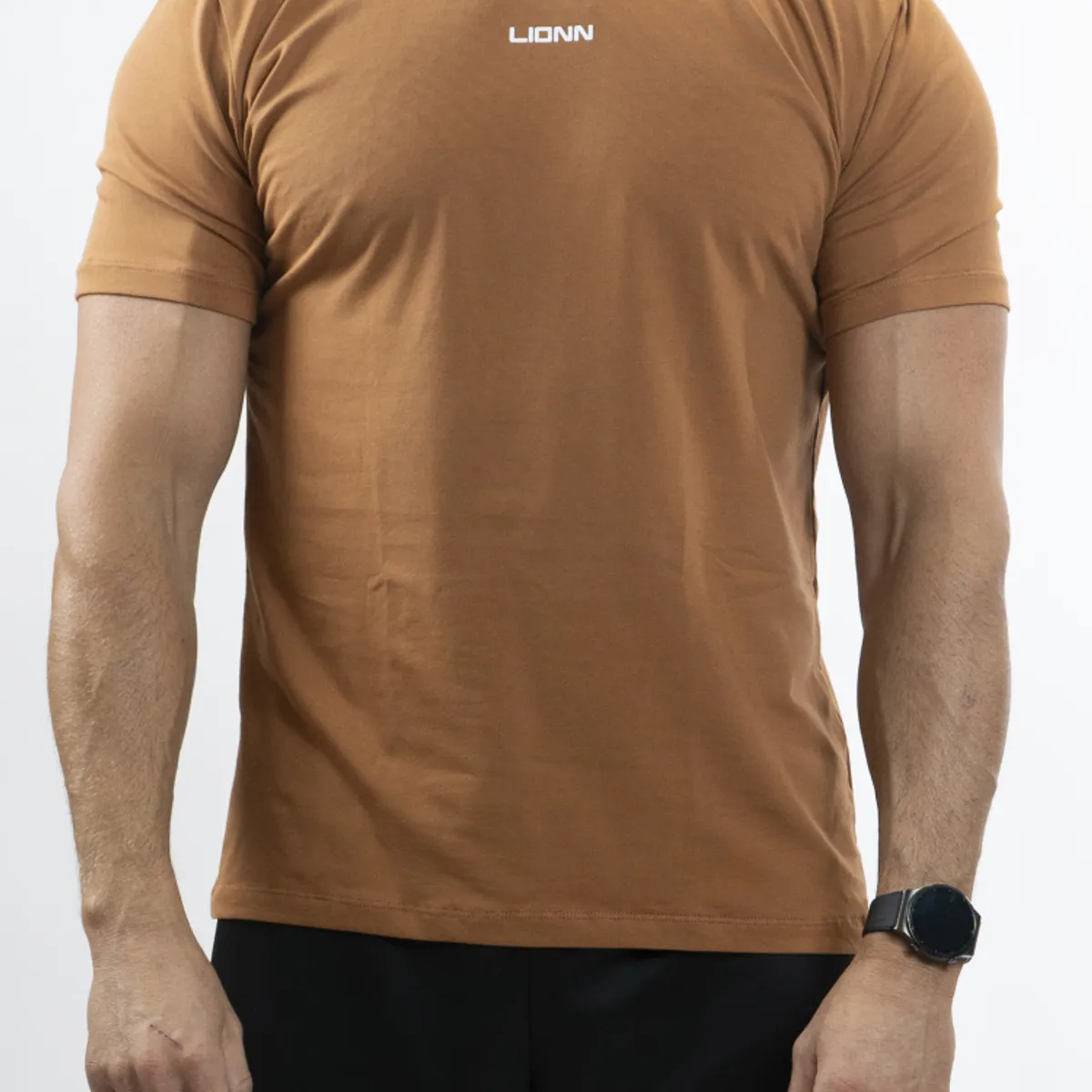 LionnWear Casual Fit T-Shirt Dessert Brown - Medium