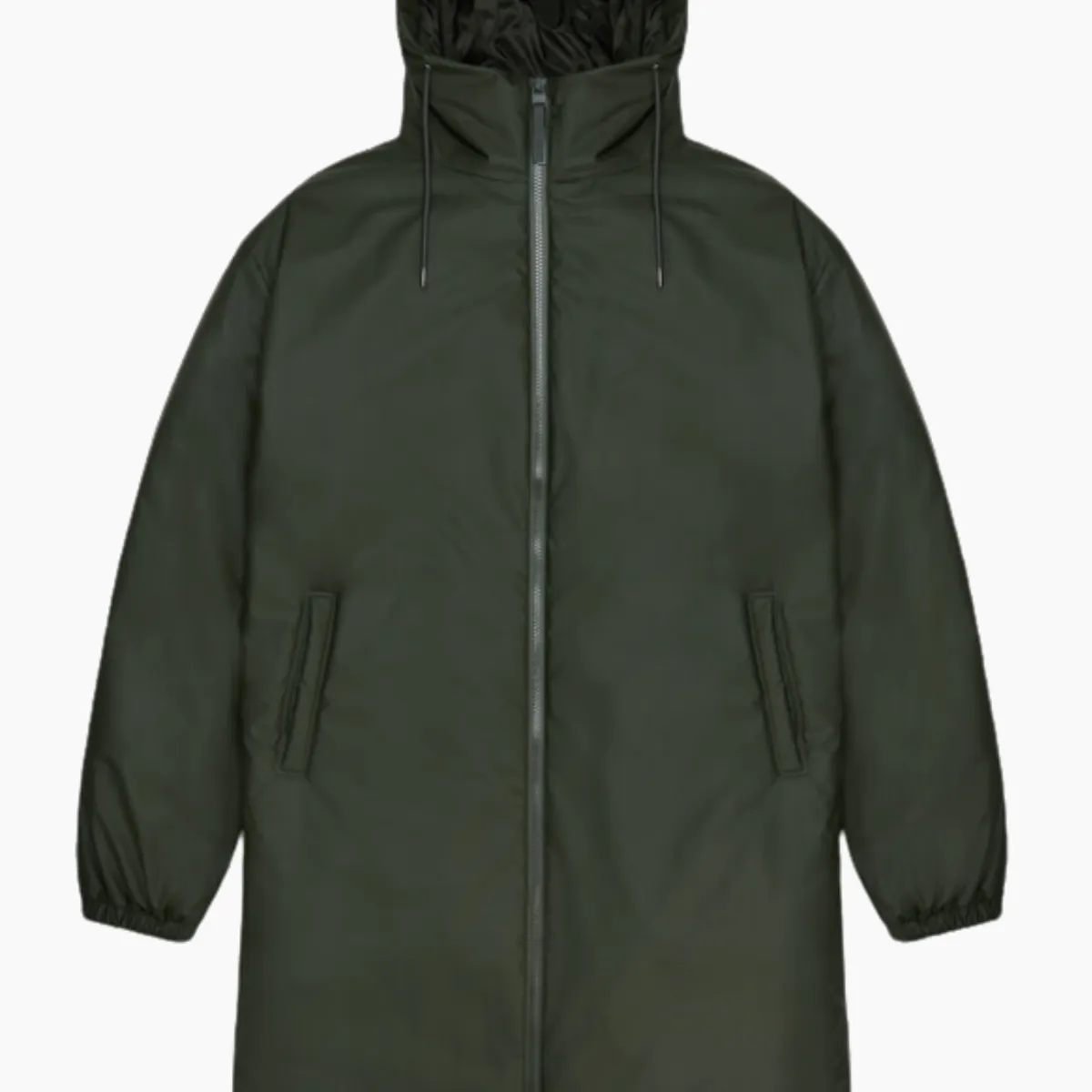 Lohja Longer Insulated Jacket W3T2 - Green - Rains - Grøn M