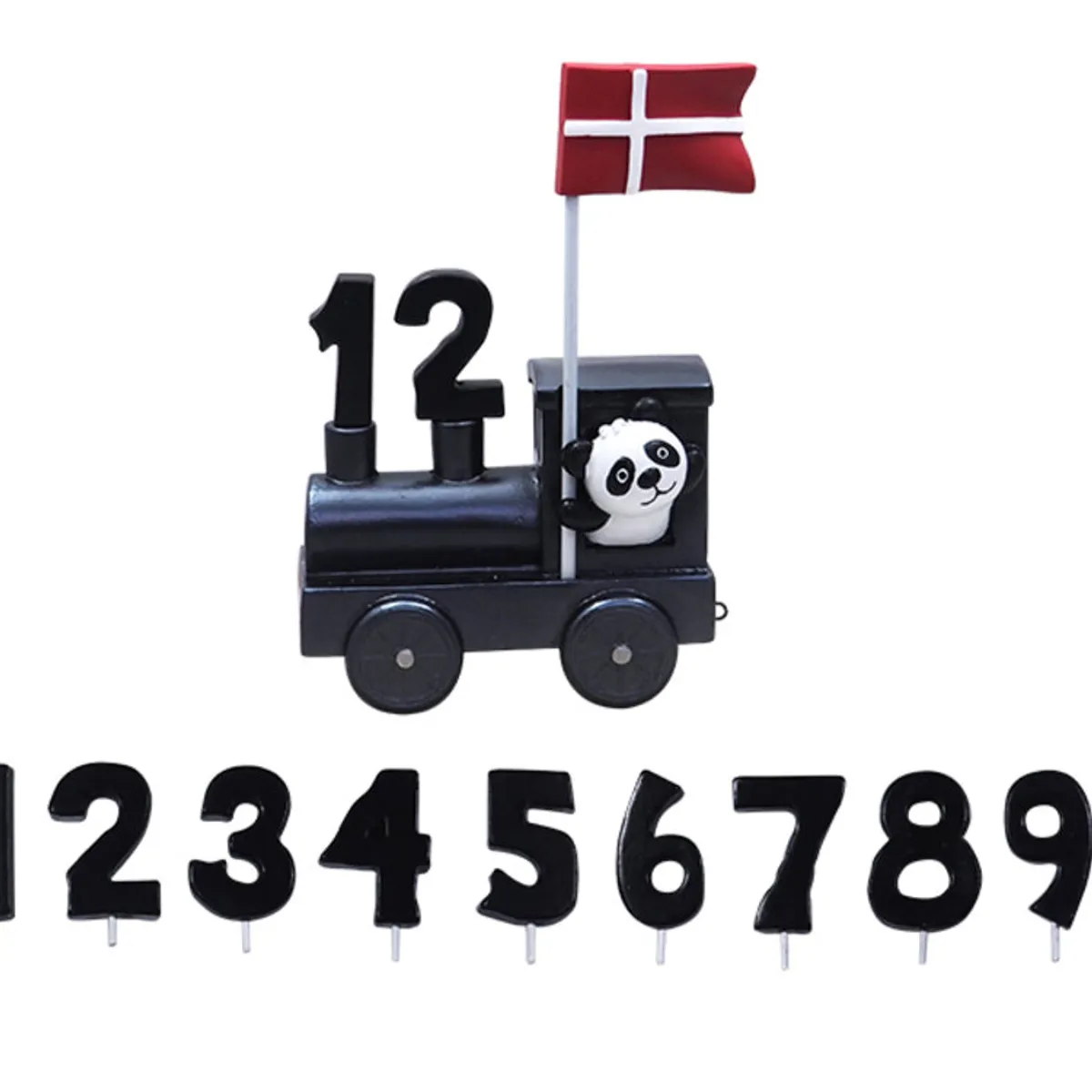 Lokomotiv til navnetog, 11 tal og flag