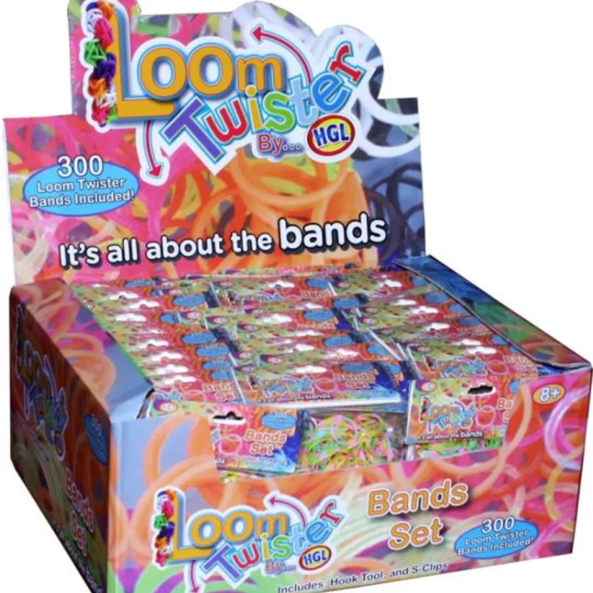 Loom Bands (Bandz) - 300 Loom Twister SMELL Bands Elastik - Fun Party Rubber *Crazy tilbud*