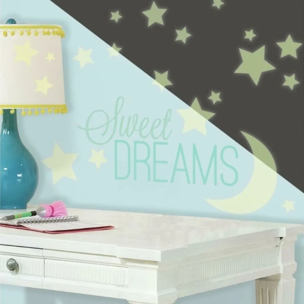 Lyser I Mørke ''Sweet Dreams'' Wallstickers