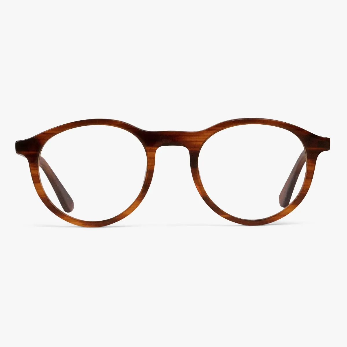 Læsebriller +1.5 -Men's Løkken Shiny Walnut - Luxreaders