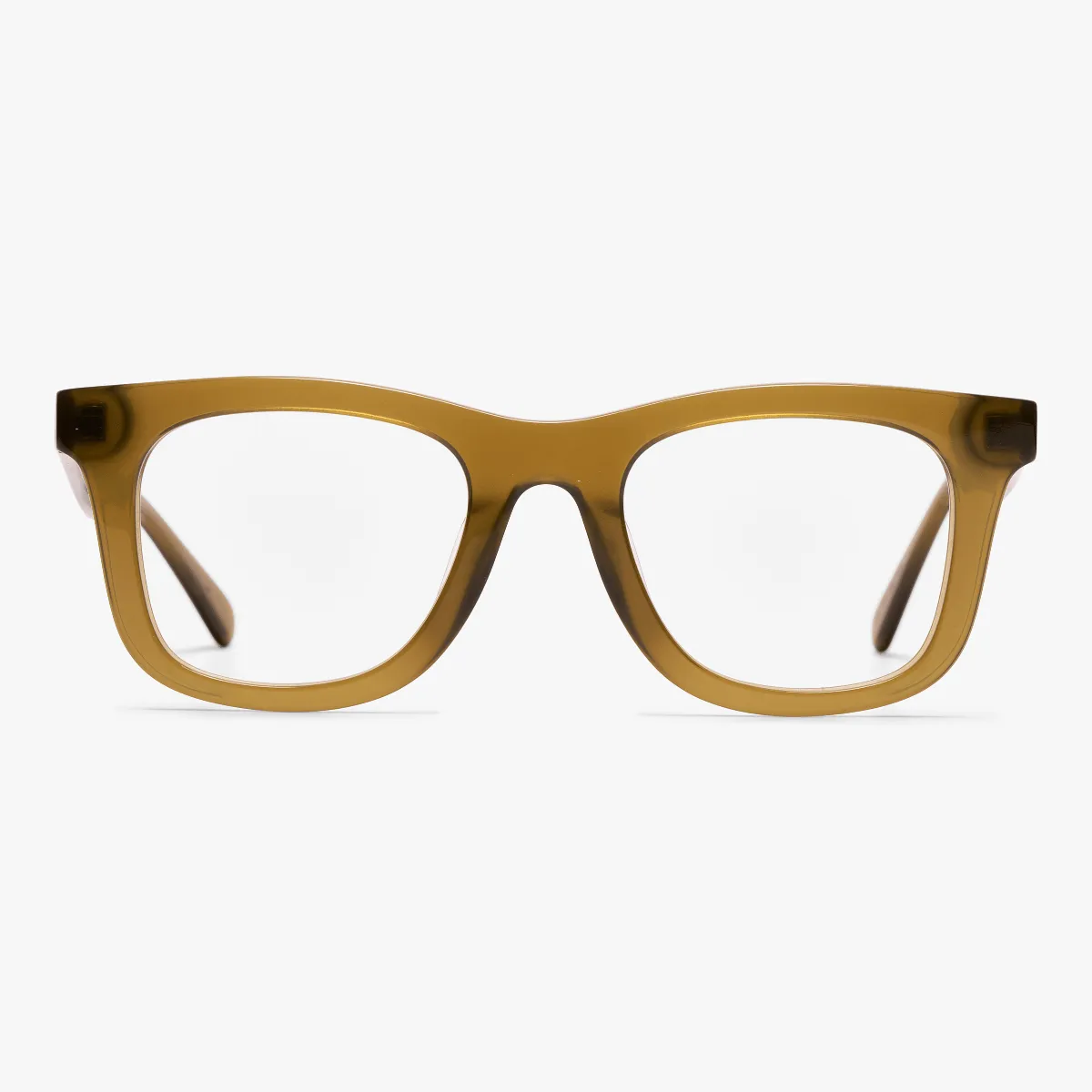 Læsebriller +1.5 -Men's Samsø Shiny Olive - Luxreaders