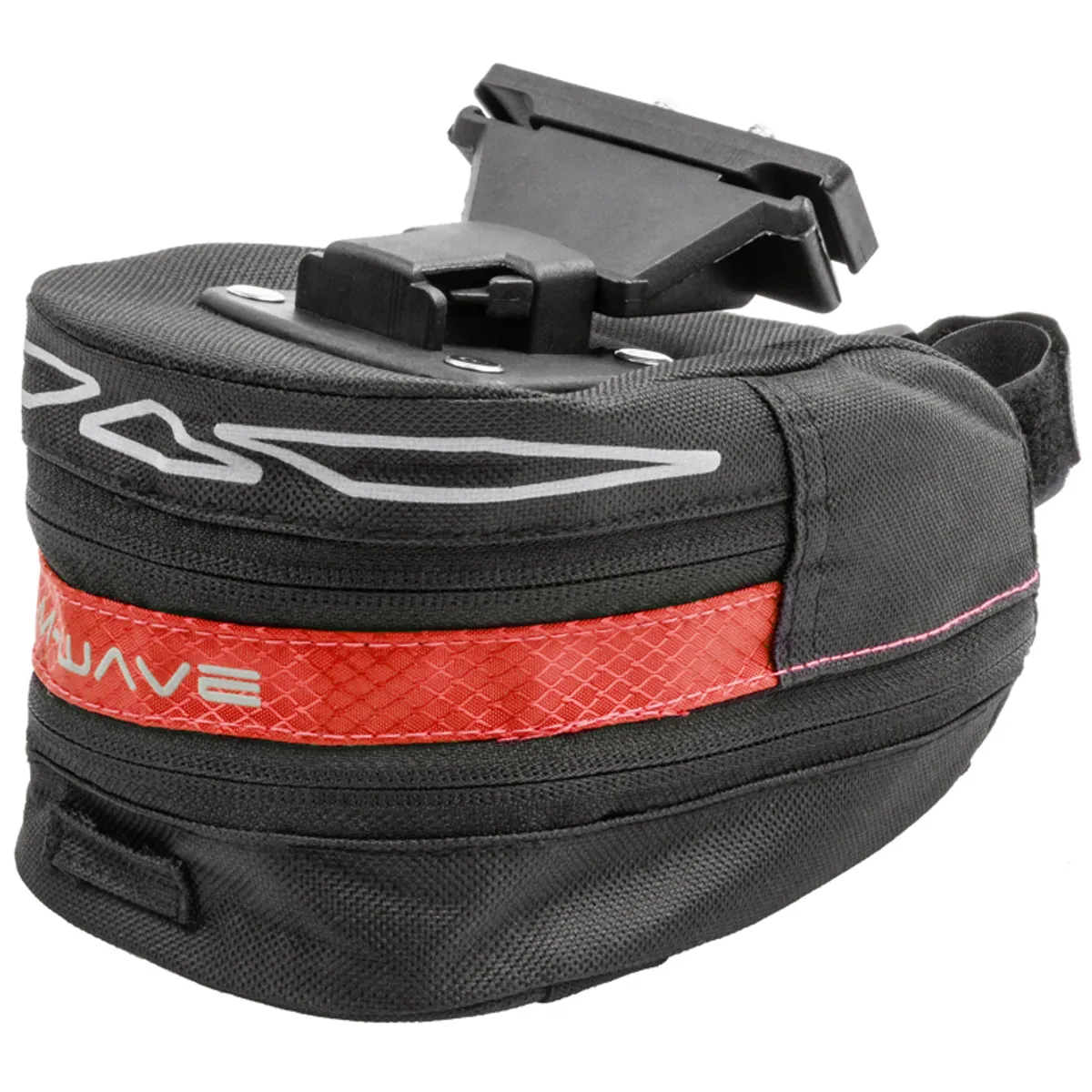 M-Wave Tilburg L - Cykeltaske til sadel - Clip On System - Red - Str. 2 - 3.7 liter