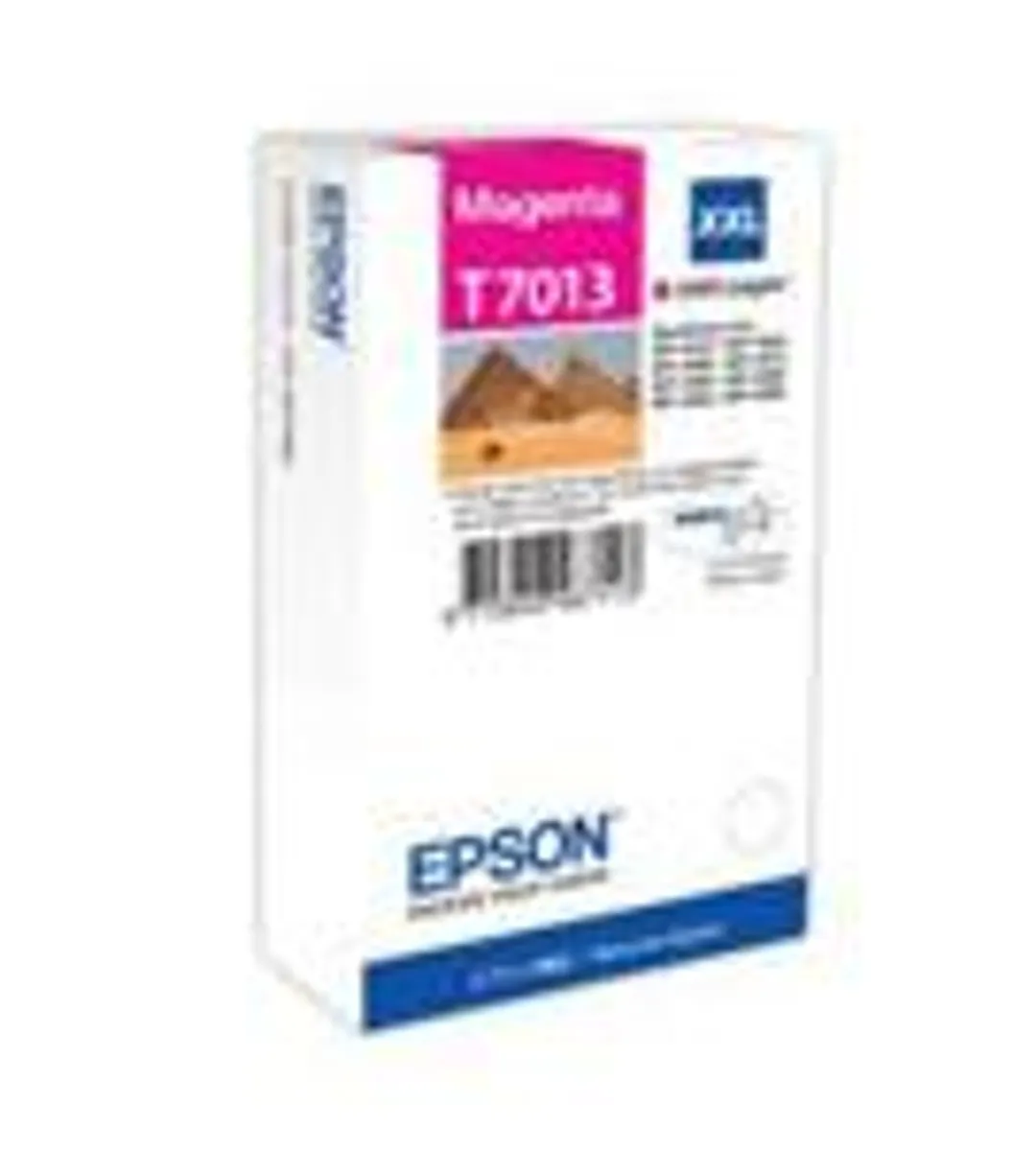 Magenta blækpatron - Epson T7013XXL - 3.400sider