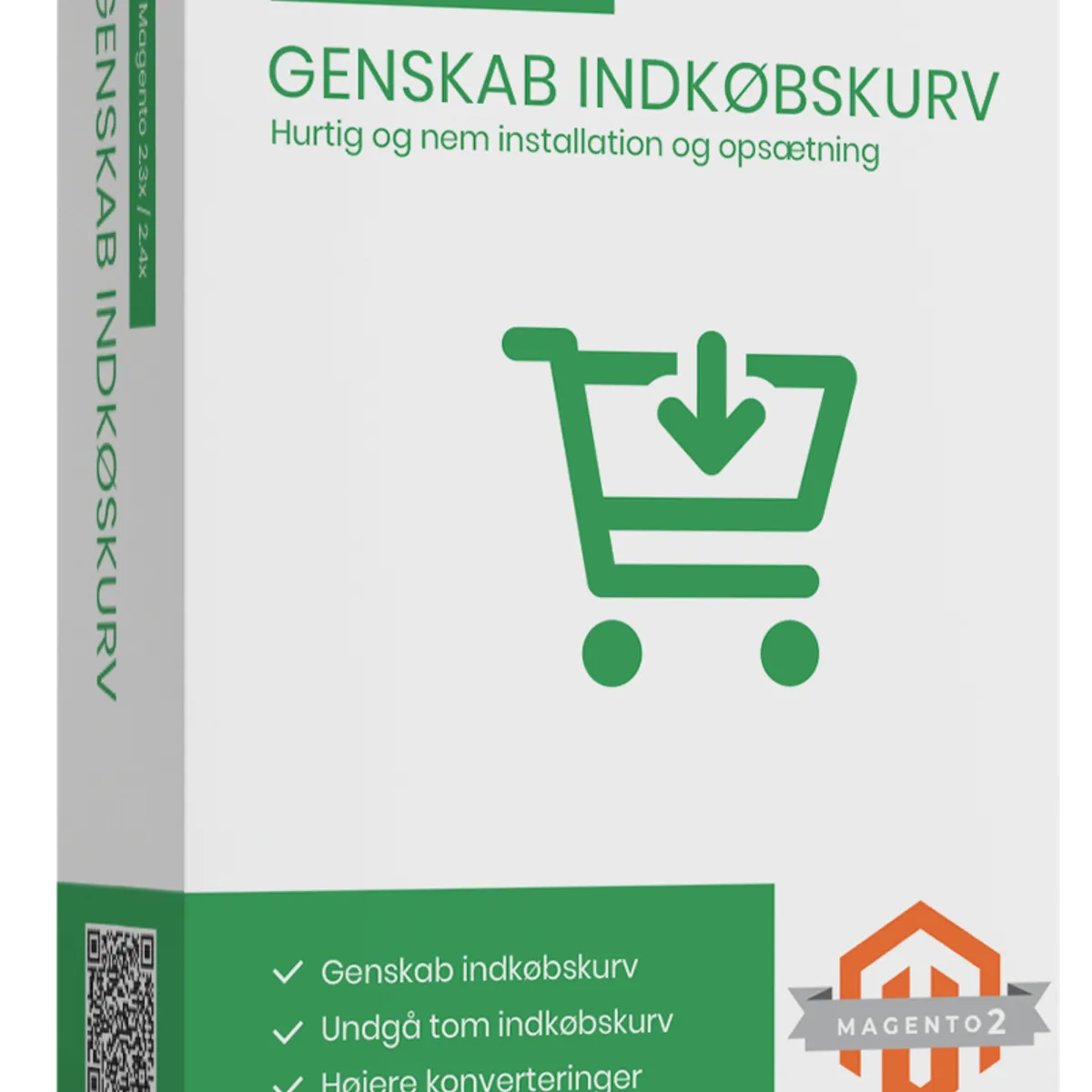 Magento2 genskab indkøbskurv