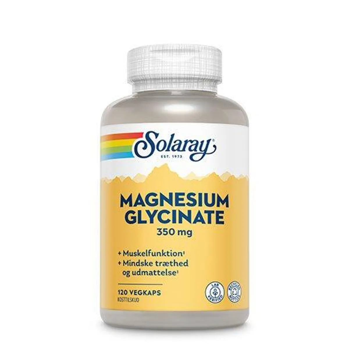 Magnesium Glycinate Solaray - 120 kapsler