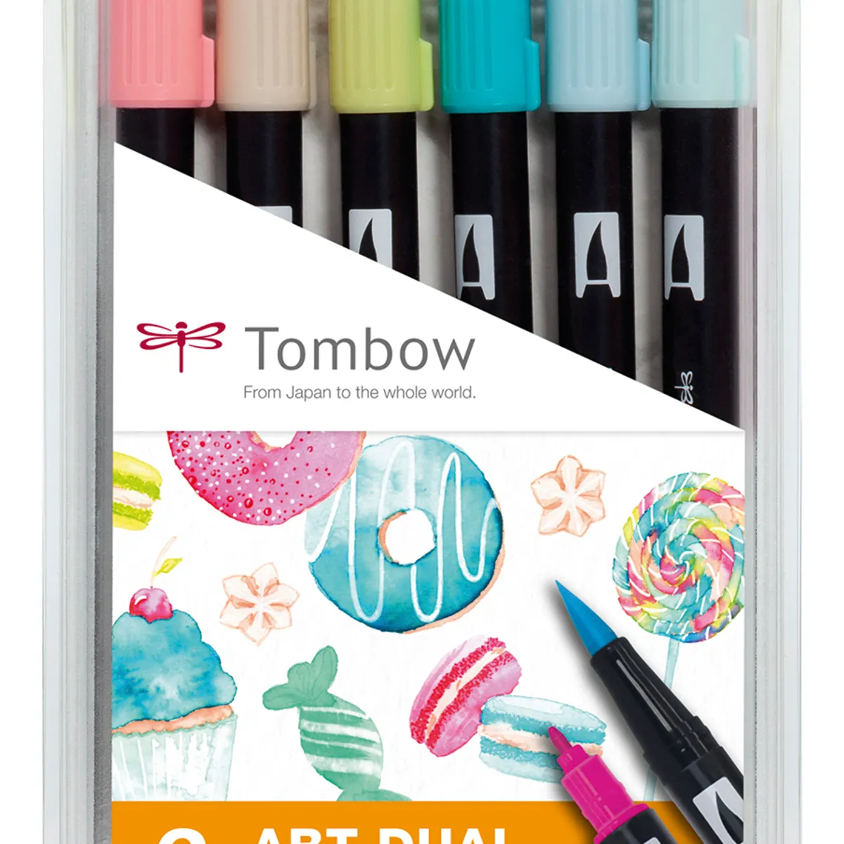 Marker Tombow ABT Dual Brush 6P-4 Candy (6)