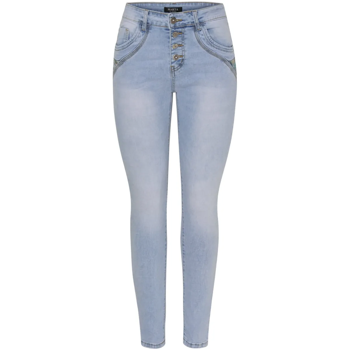 Marta Du Chateau dame jeans Emma 2630 - Denimbluedenim