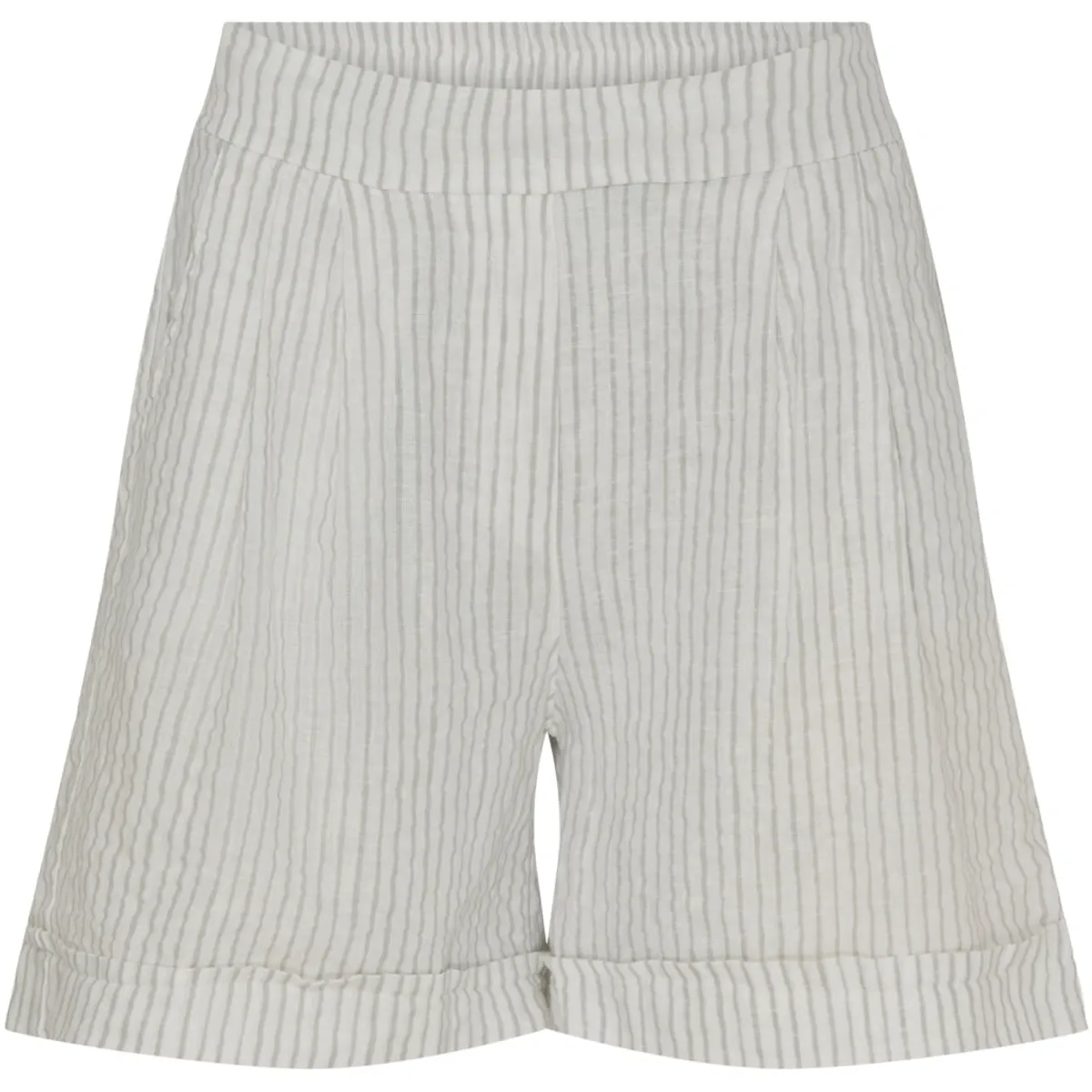 Marta Du Chateau dame shorts MdcSophia - Panna Grey Stripe