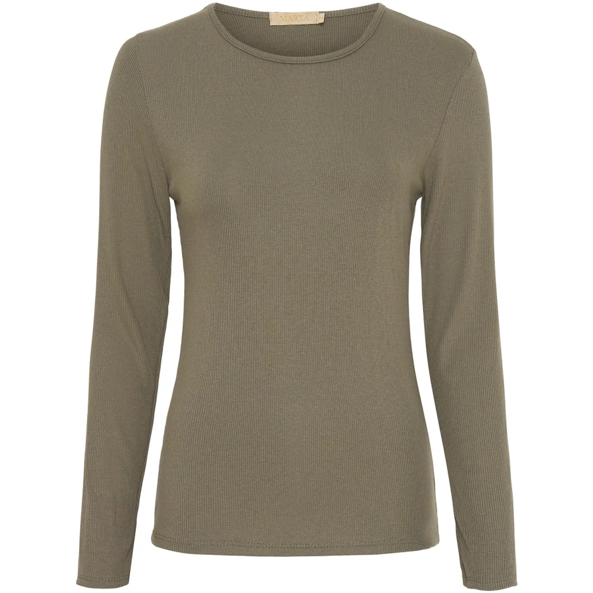 Marta Du Chateau langærmet t-shirt MdcIngrid 4906 - Solid Military