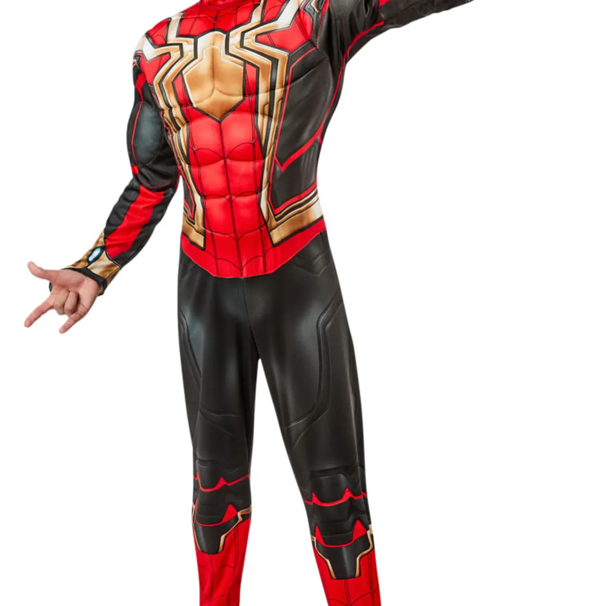 Marvel Spiderman No Way Home Iron-Spider Deluxe Kostume (3-10 år)