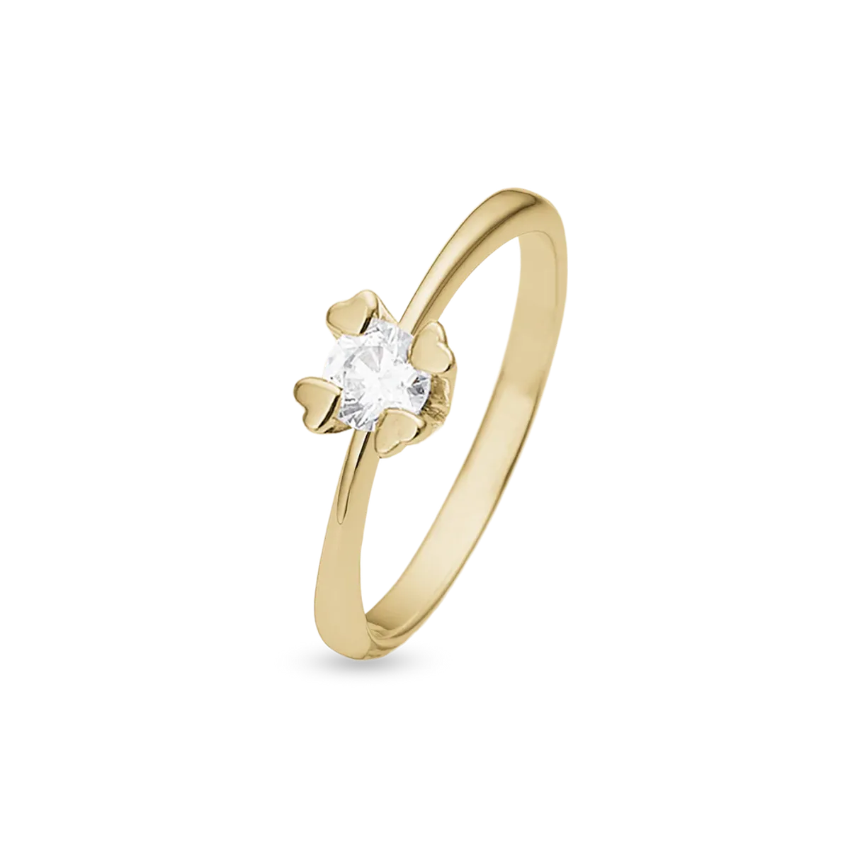 MARY RING 14K LG DIAM 0,50CT W/VS - 54