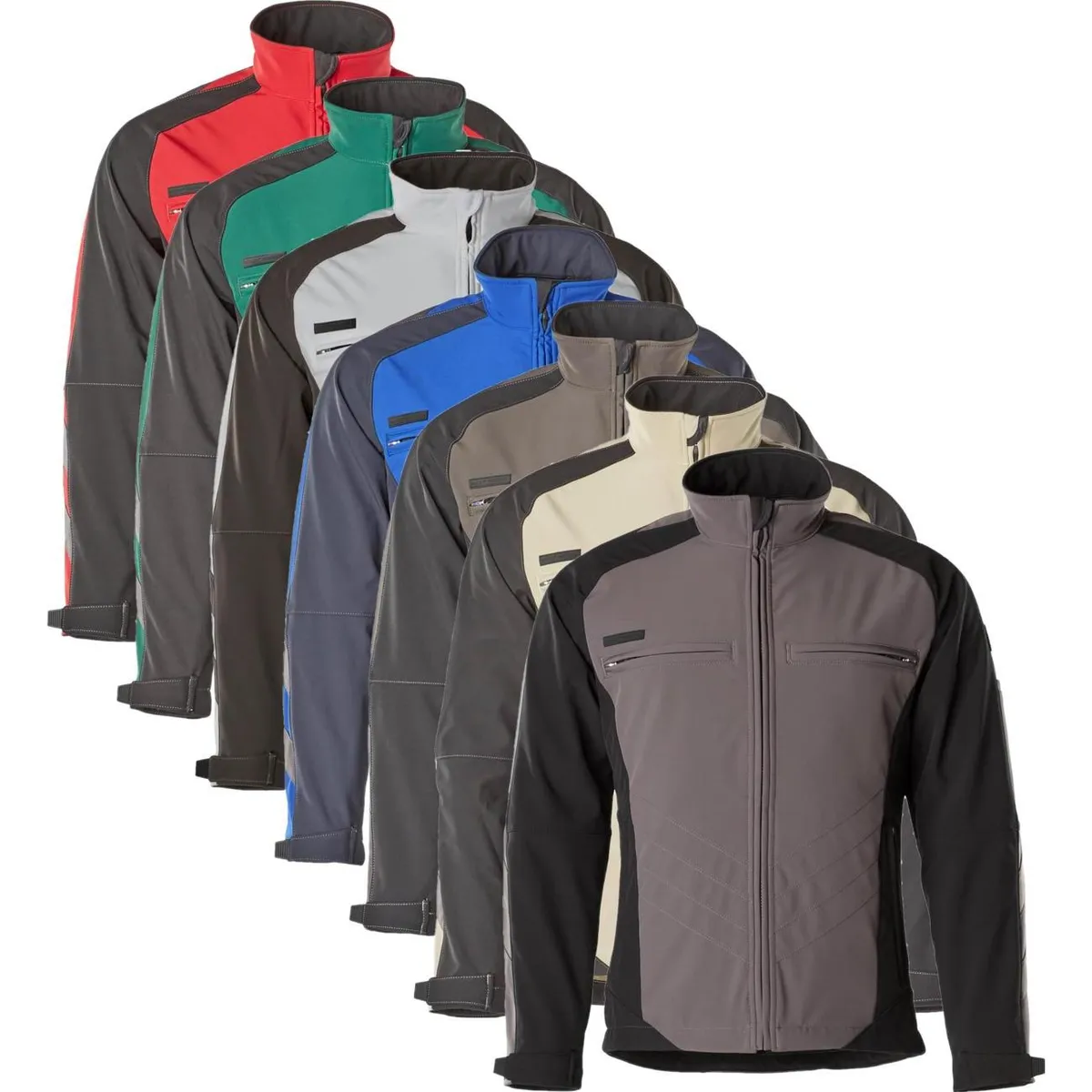 Mascot 12002-149 Unique Dresden Softshell jakke mørk antracit/sort 4XL