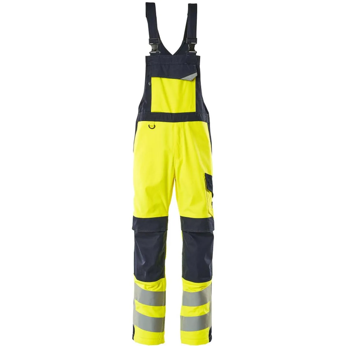 Mascot 13869-216 Multisafe Davos Overall med knælommer hi-vis gul/mørk marine 76C46