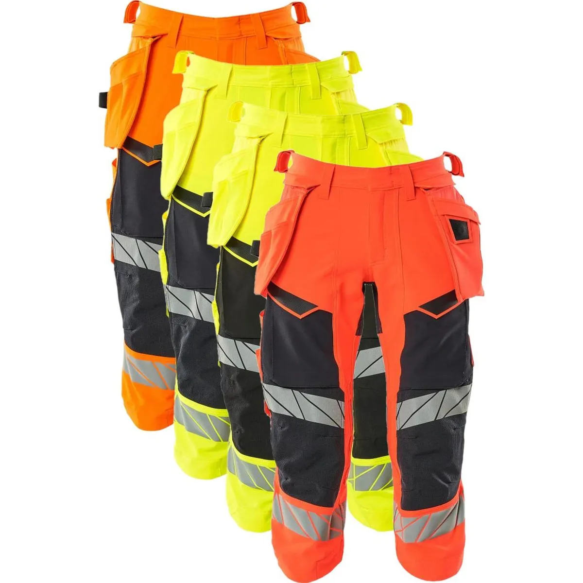 Mascot 19049-711 Accelerate safe Knickers med hængelommer hi-vis gul/mørk marine C47