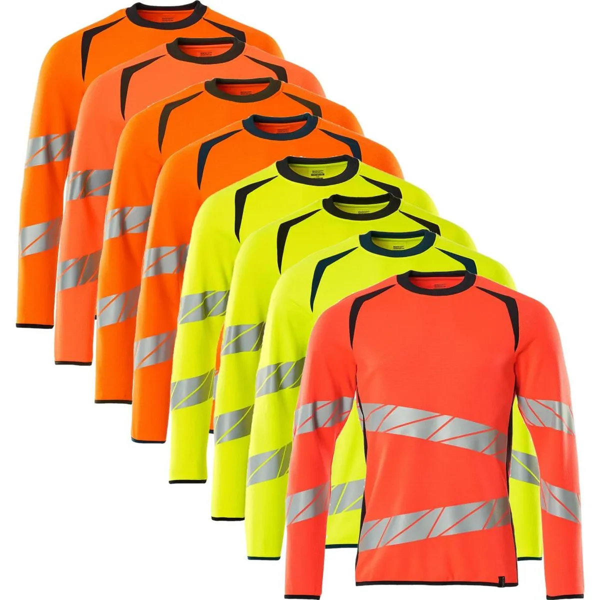 Mascot 19084-781 Accelerate safe Sweatshirt hi-vis orange/mørk marine 3XL