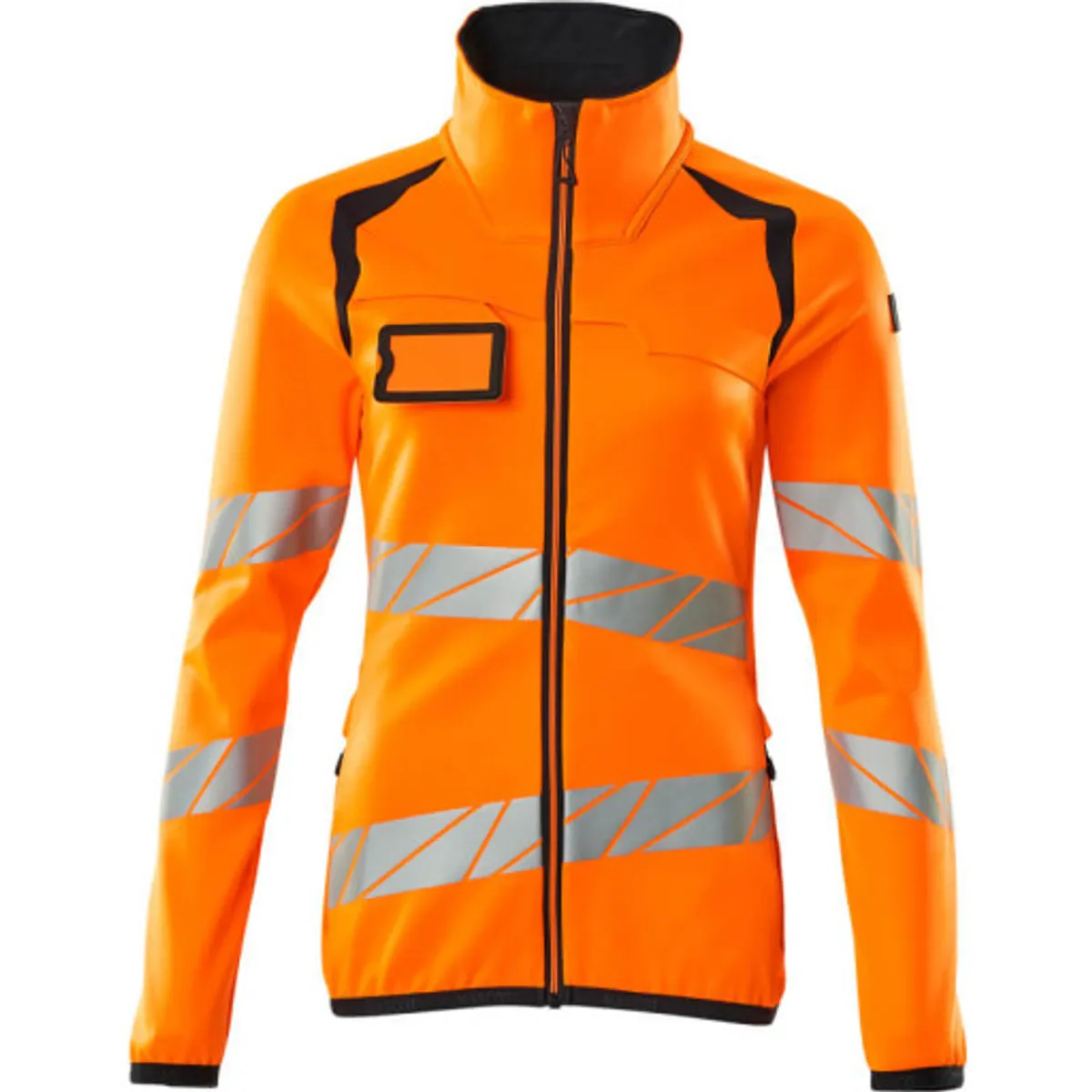 Mascot dame fleecetrøje 19153, High-Vis kl.1 orange/marine, XS