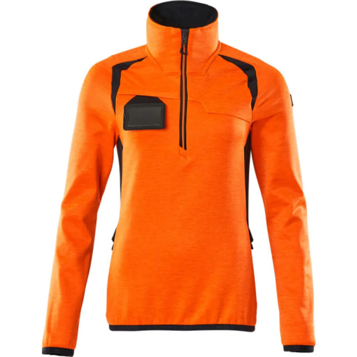 Mascot dame fleecetrøje 19353, High-Vis orange/mørk marine, S