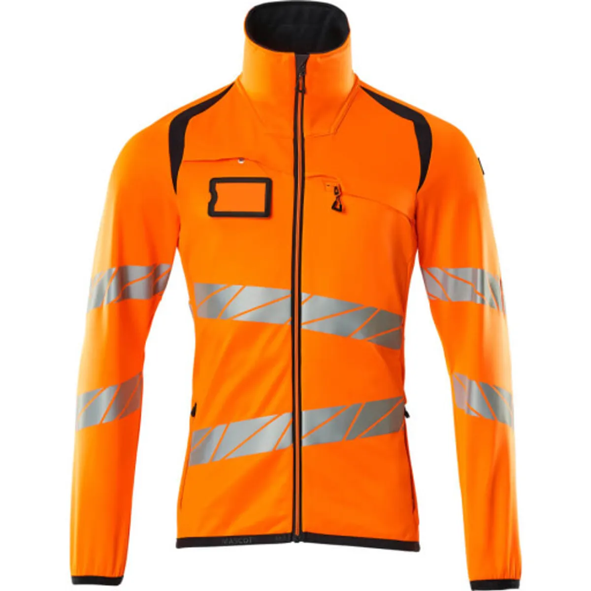 Mascot fleecetrøje 19103, High-Vis kl.2 orange/mørk marine, L