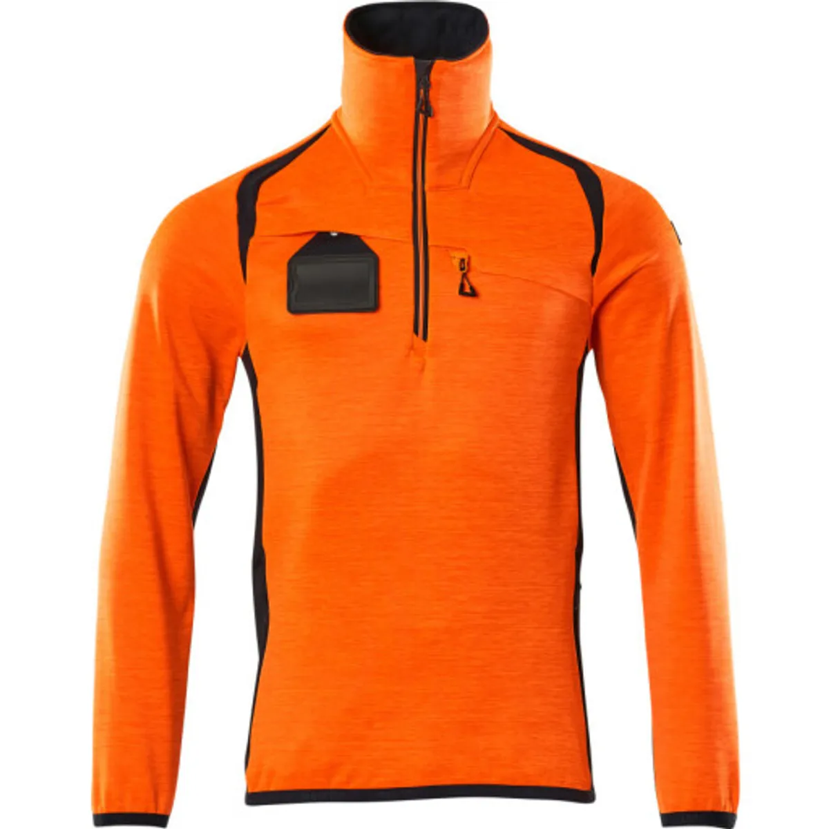 Mascot fleecetrøje 19303, High-vis orange/mørk marine, str. 3XL