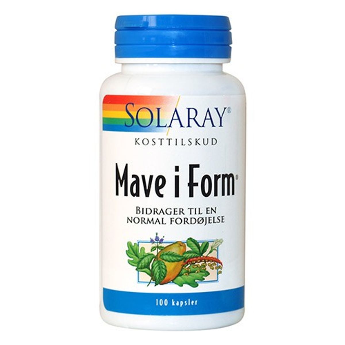 Mave i Form (papaya m.m.) - 100 kap - Solaray