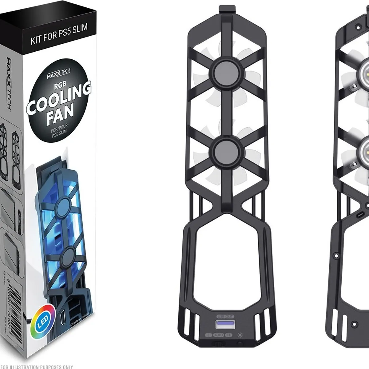 Maxx Tech Ps5 Slim Rgb Fan