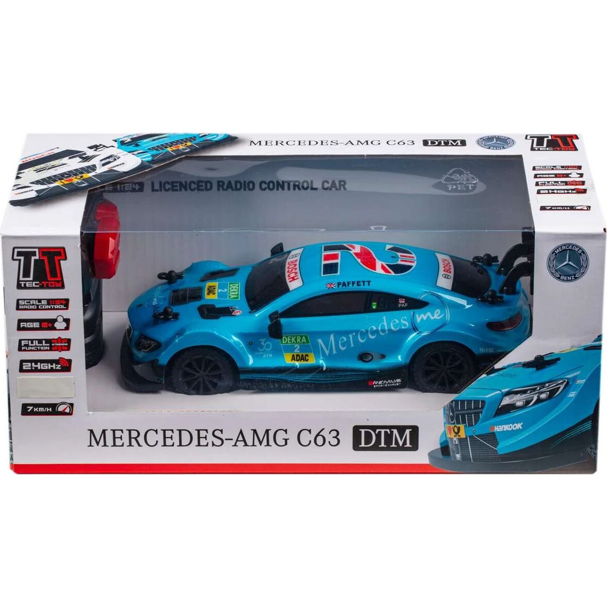 Mercedes-amg C63 Dtm Mercedes Me - Fjernstyret Rc Bil - 1:24