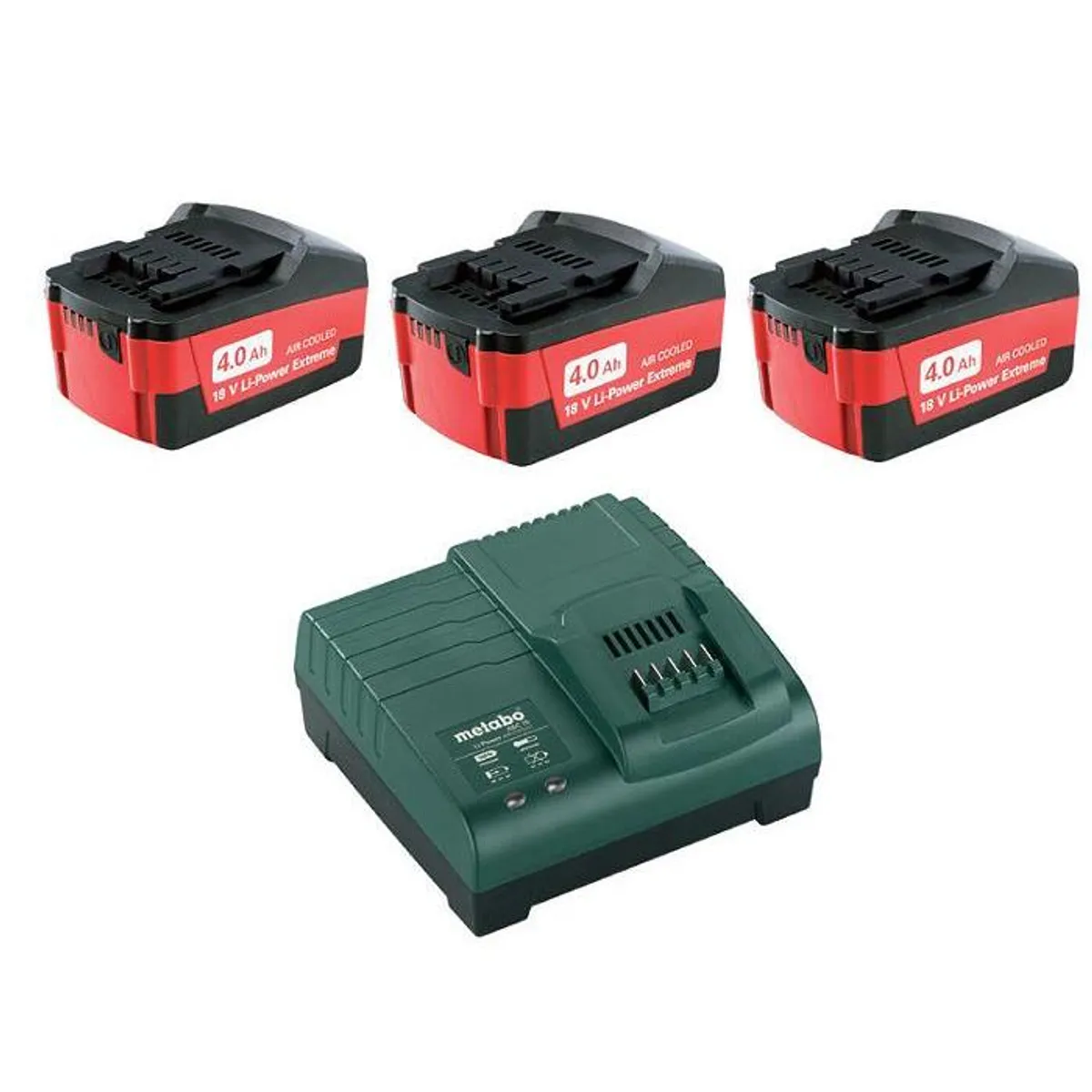 Metabo Akku Batteri Basis Sæt 4.0 Ah 18V + Oplader