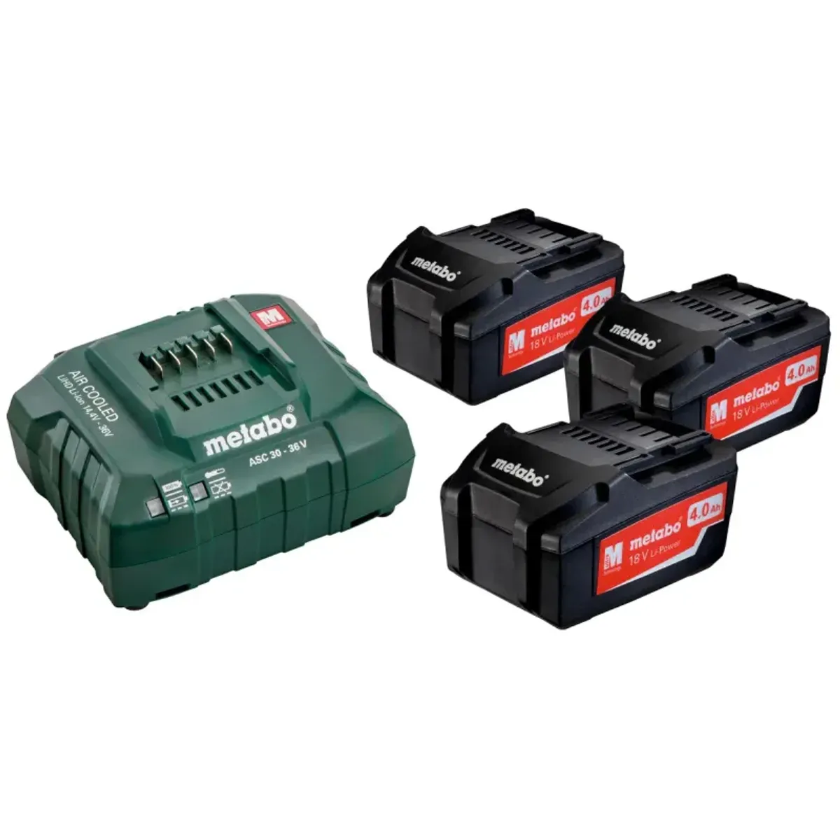 Metabo Basic-set 18 3x4,0 Asc 30-36 - 685049000