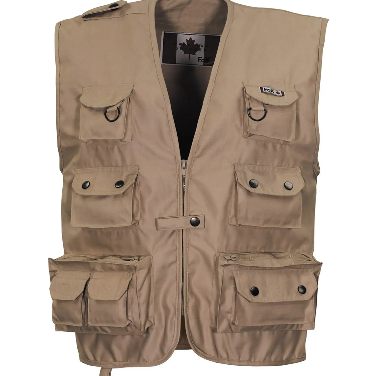 MFH Outdoor Vest Ekstra Kraftig Khaki