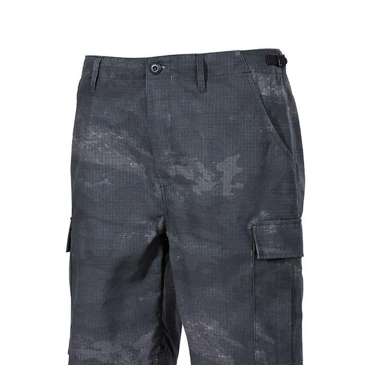 MFH US BDU Ripstop Shorts Ripstop HDT-camo Mørk Grå