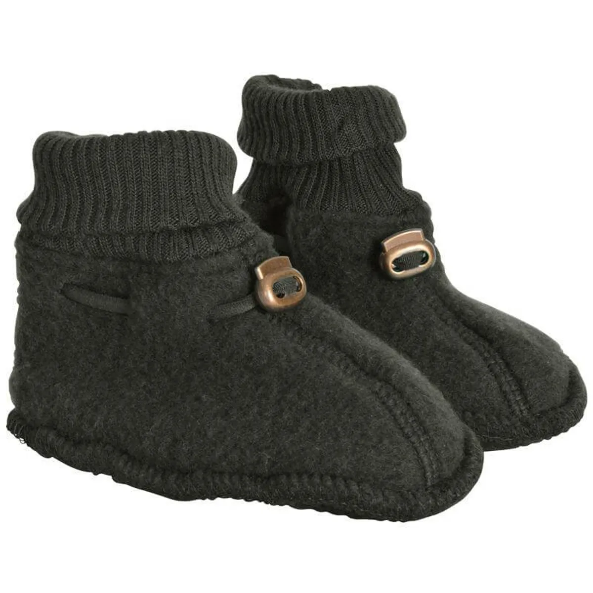 Mikk-Line - Baby Uld Fleece Futter - Tarmac - 74/80