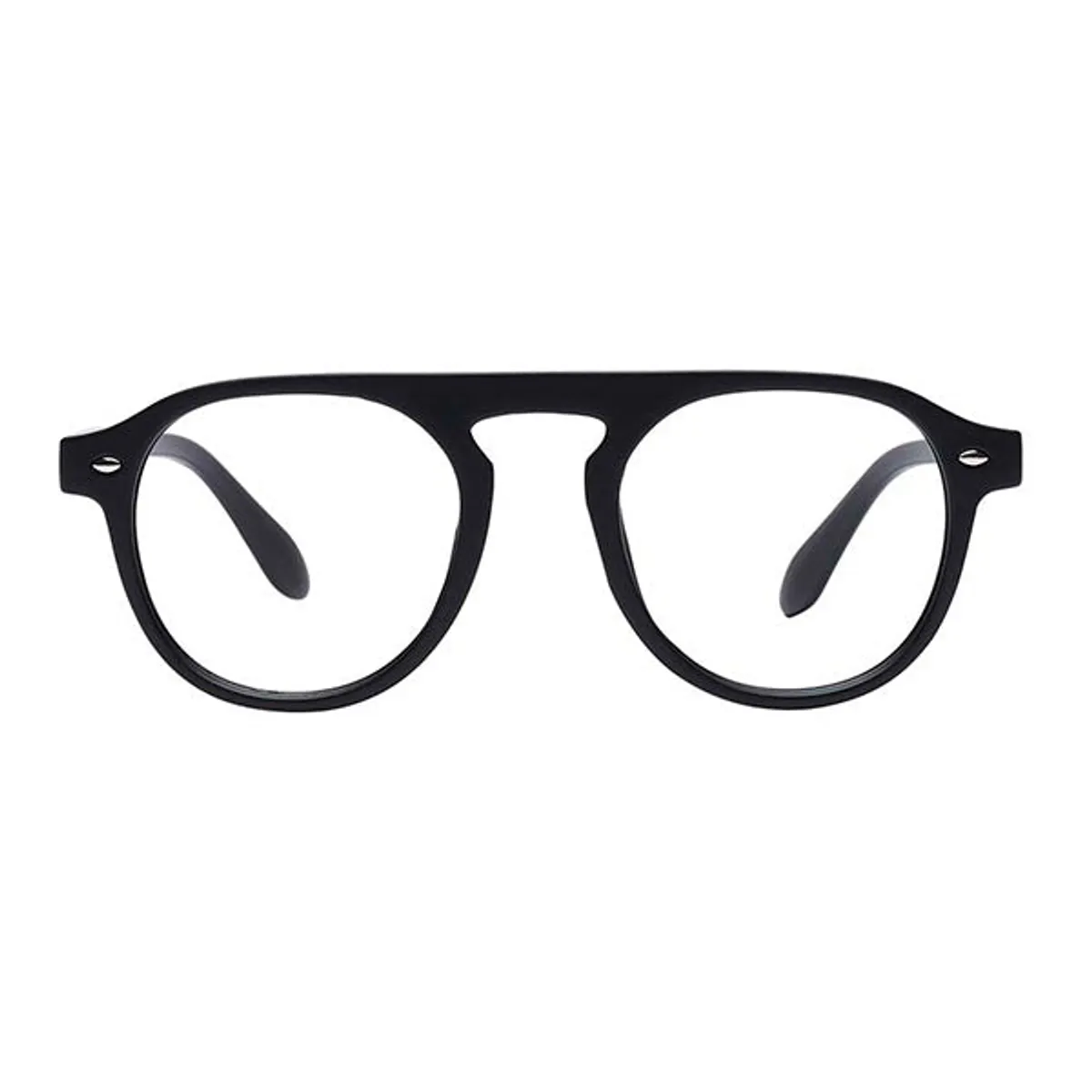 Milano Mat Black Læsebrille - CLASSIC - Mat Black / +1