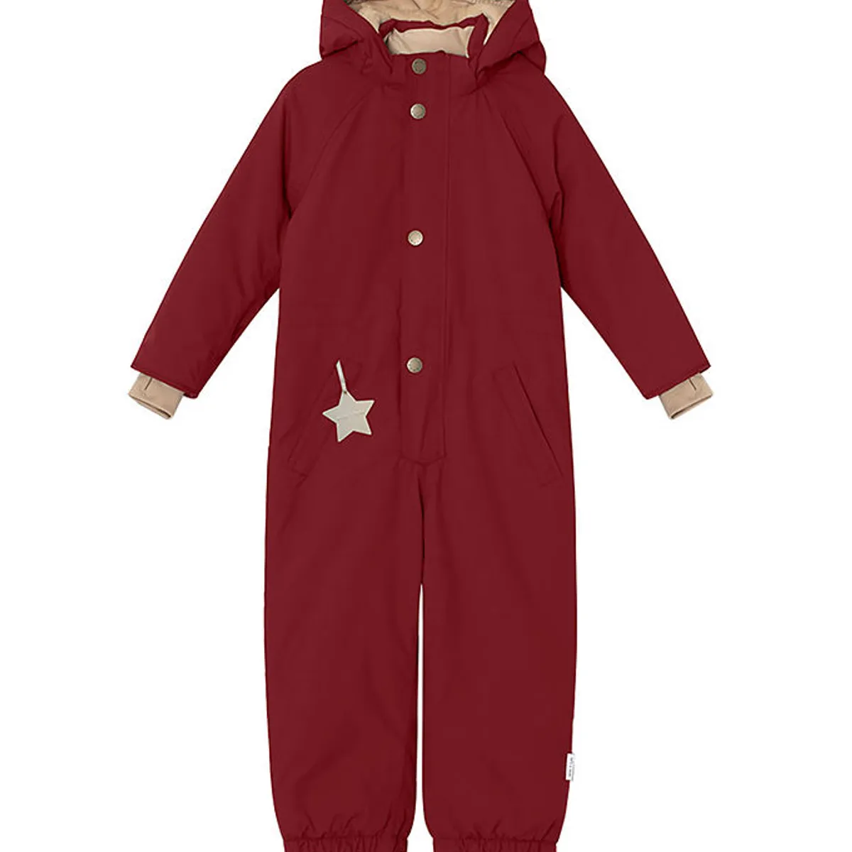 Mini A Ture Flyverdragt - Wanni Fleece - Red Merlot