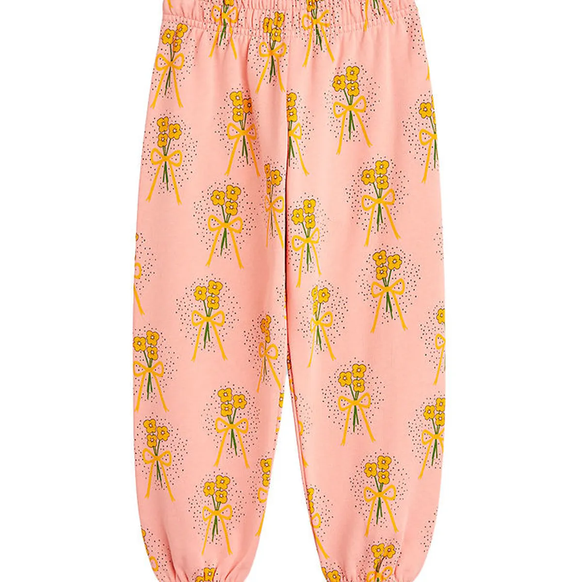 Mini Rodini Sweatpants - Winter Flowers Aop - Pink