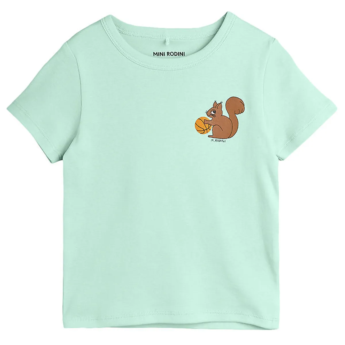 Mini Rodini T-shirt - Squirrel - Grøn