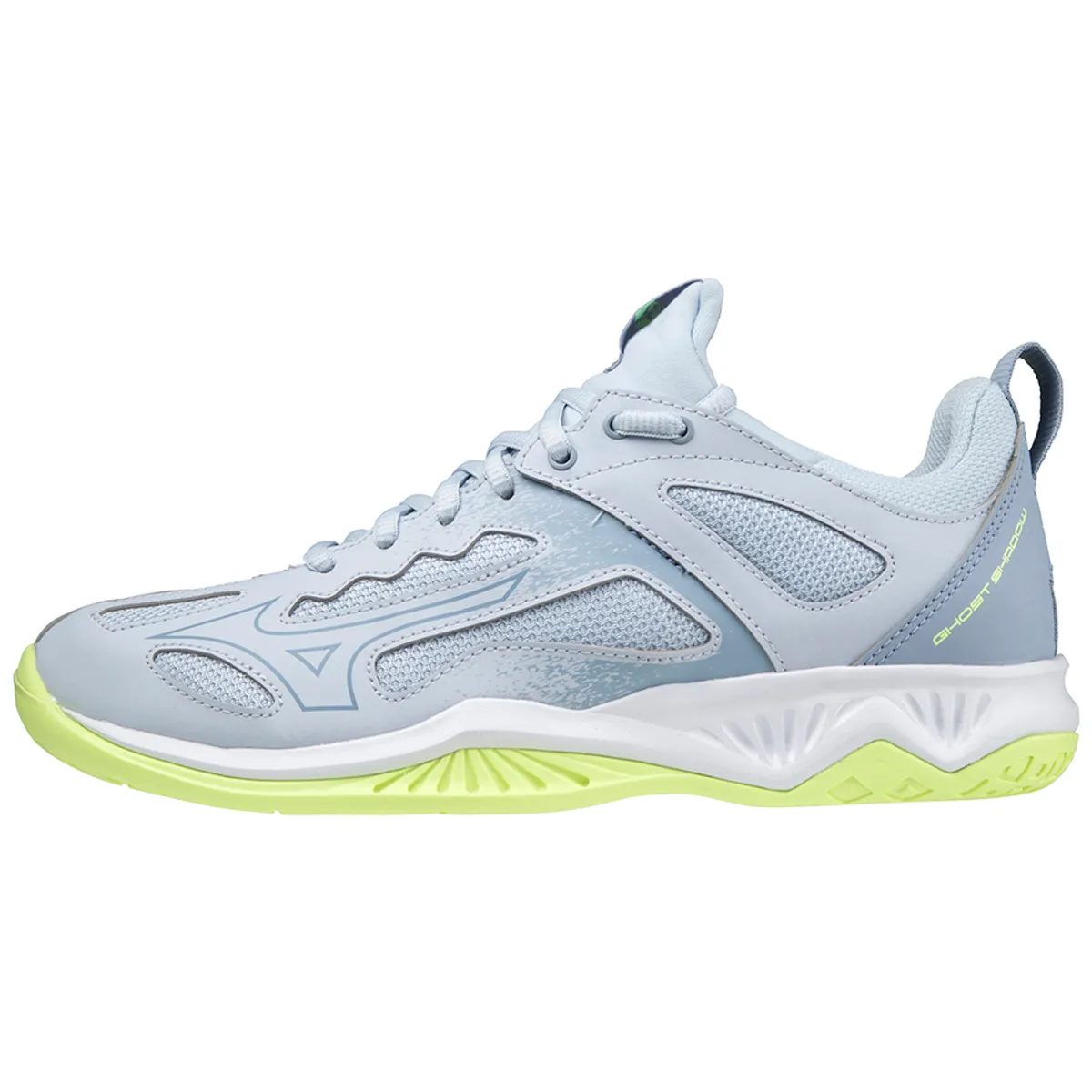 Mizuno Ghost Shadow (Dame, Heather/Troposphere/Neo Lime) - 41