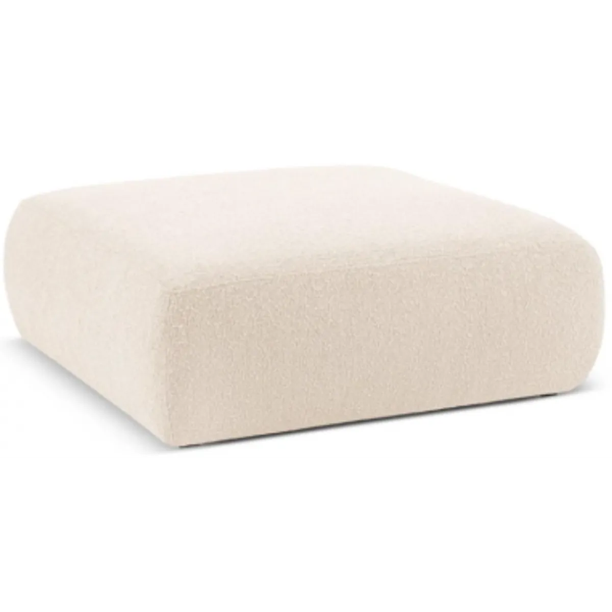 Molino puf til sofa i bouclé B100 x D100 cm - Beige