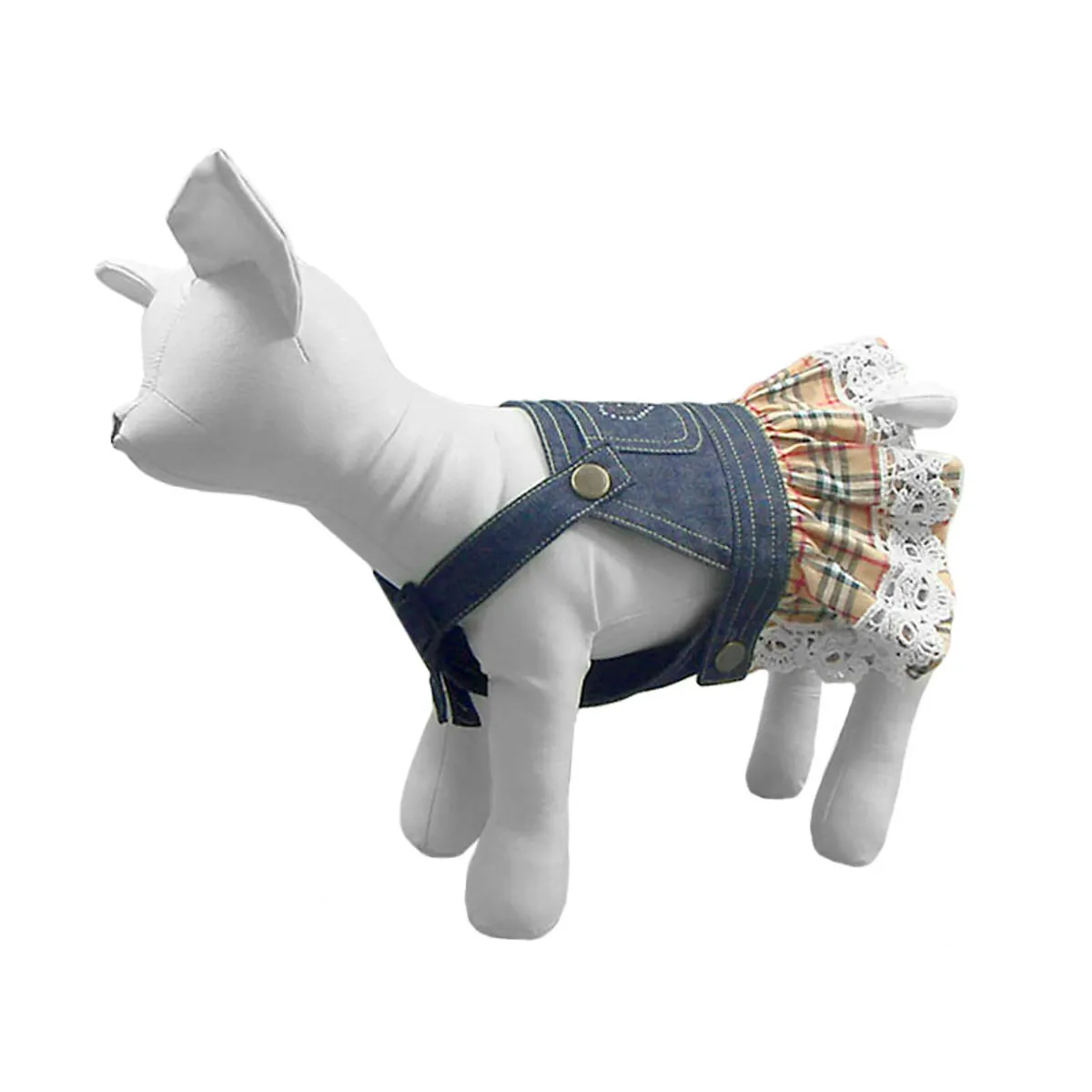 MyLove Denim Hundekjole-L