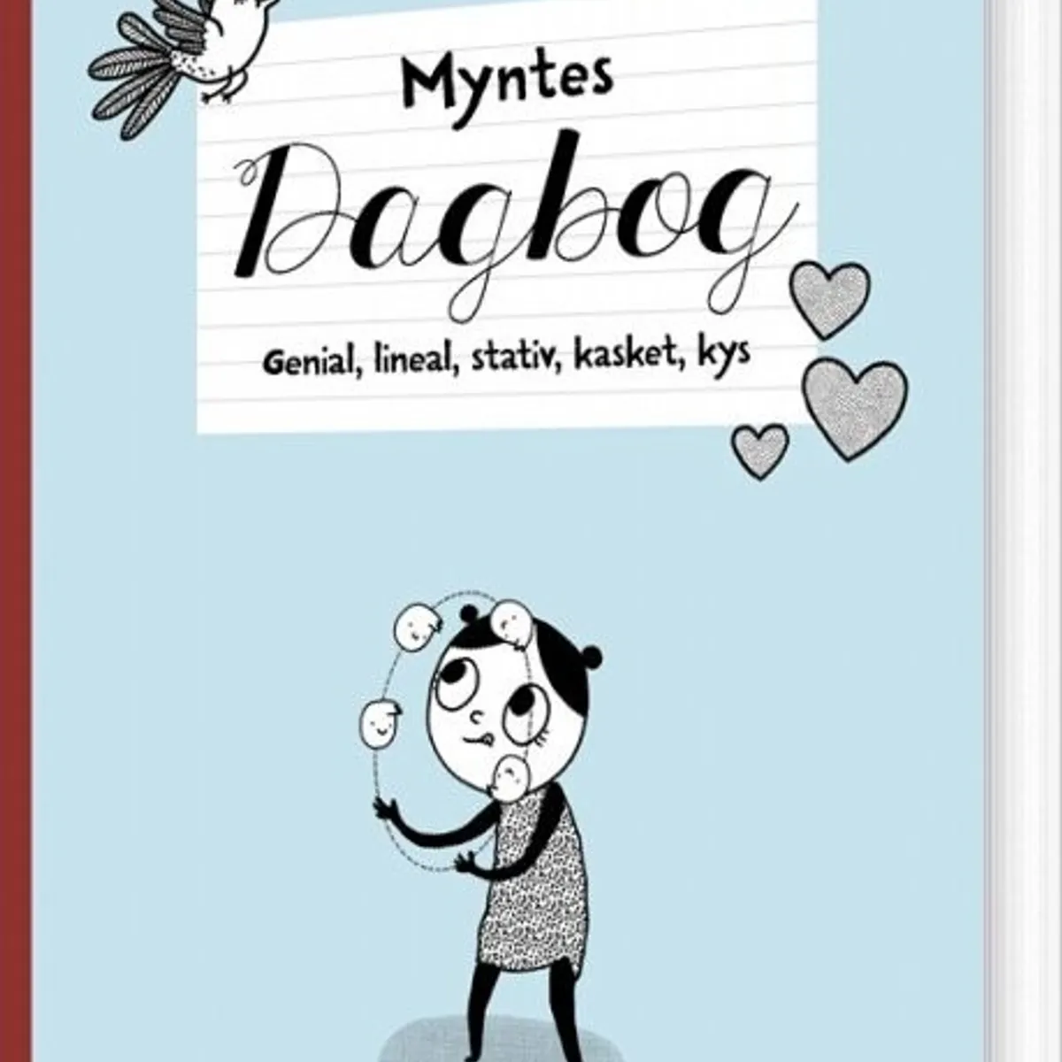 Myntes Dagbog 3 - Genial, Lineal, Stativ, Kasket, Kys - Stinestregen - Bog