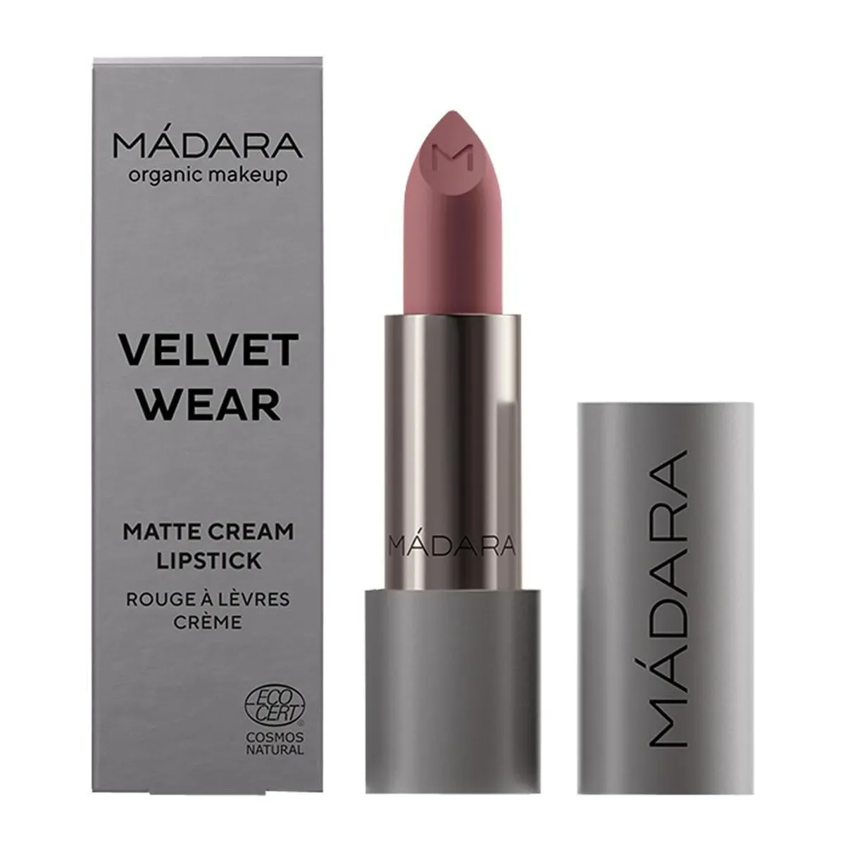 MÃDARA Makeup Velvet Wear Cream Lipstick "Whisper", 3,8g.