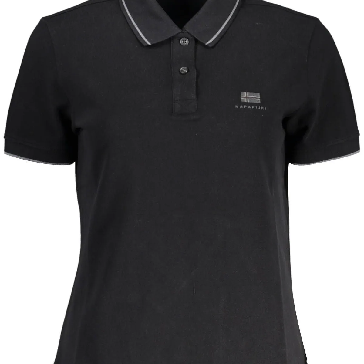 Napapijri Sort Bomuld Polo Shirt