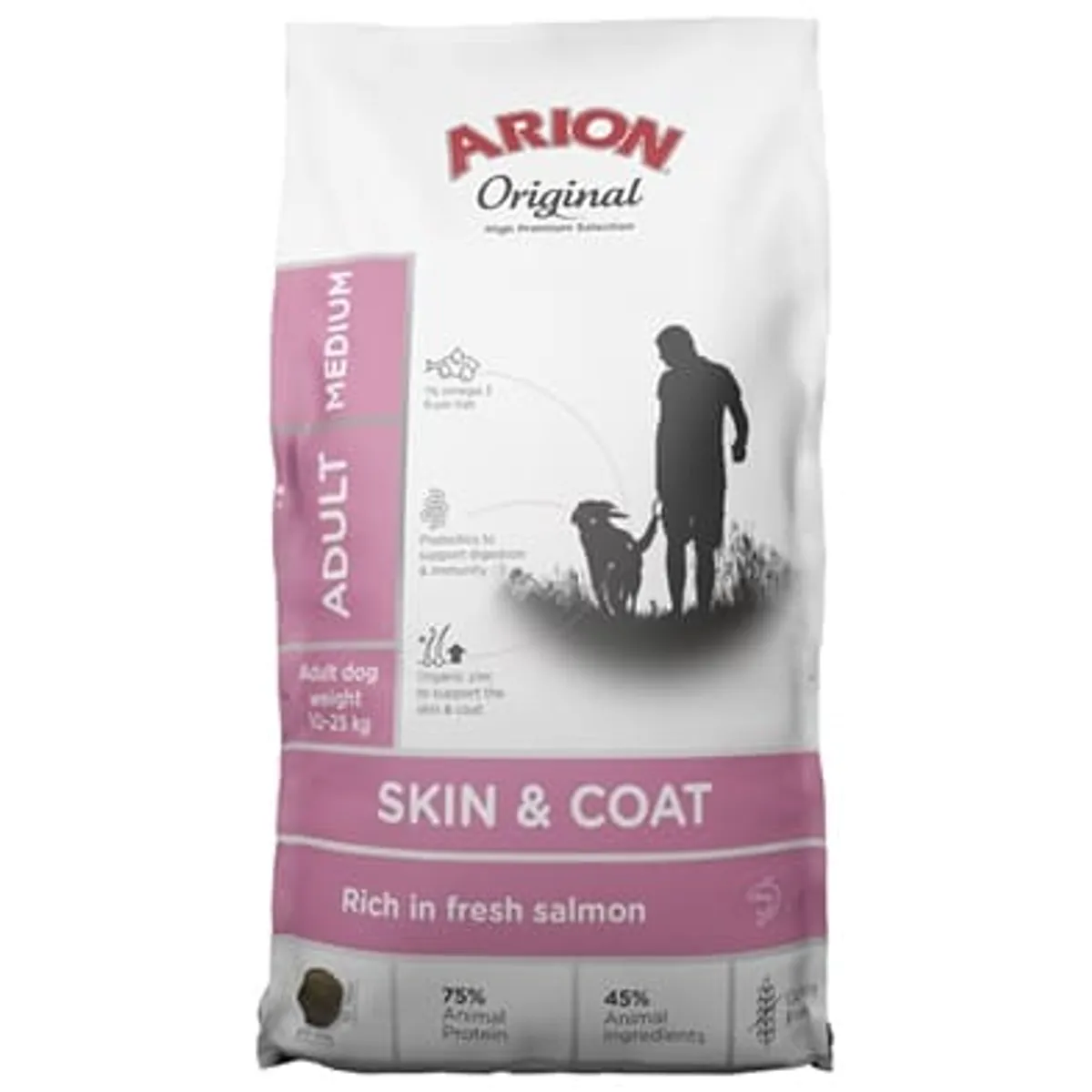 Natural Brande - Arion Adult Skin & Coat Medium 2kg - Hundefoder