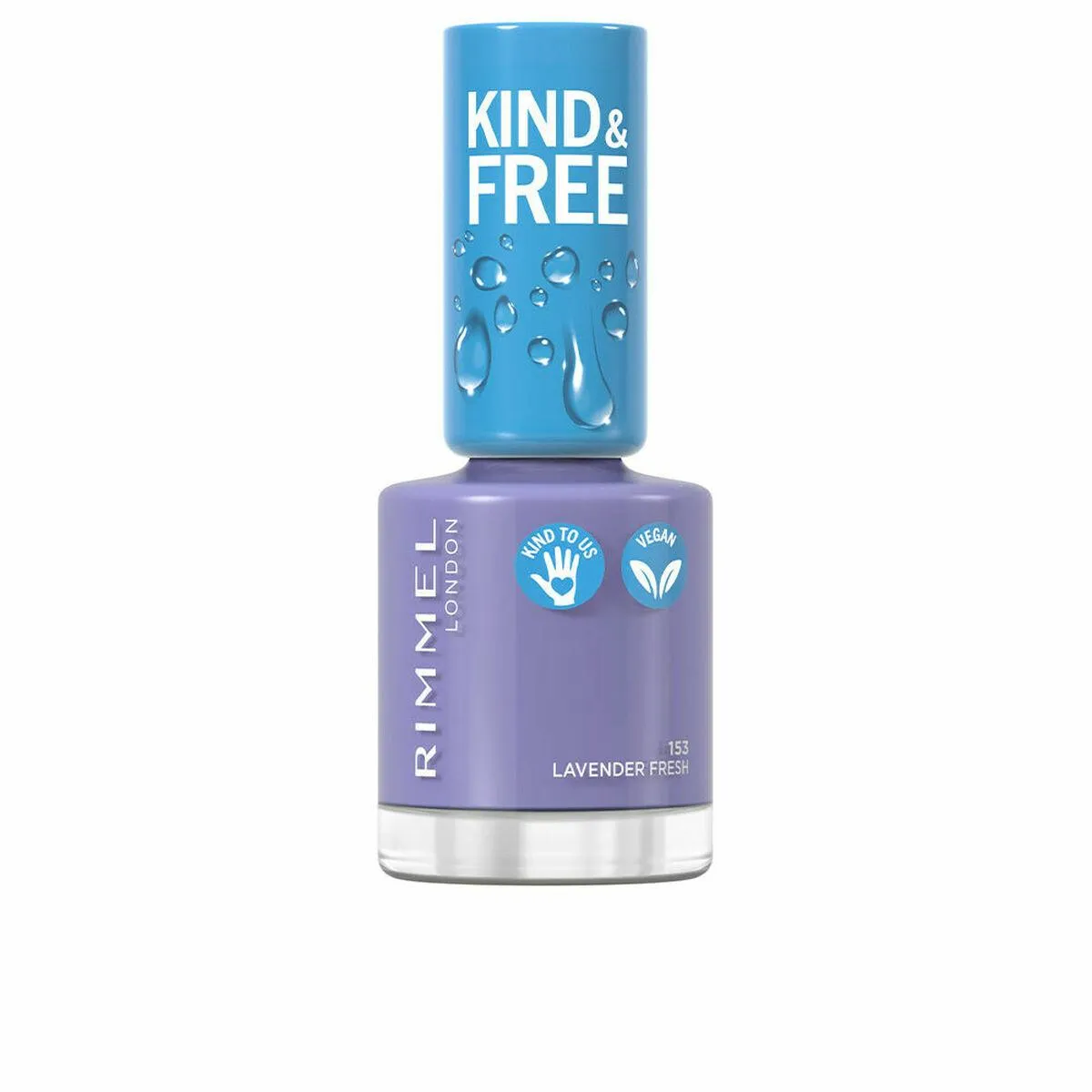 neglelak Rimmel London Kind & Free 153-lavender light (8 ml)