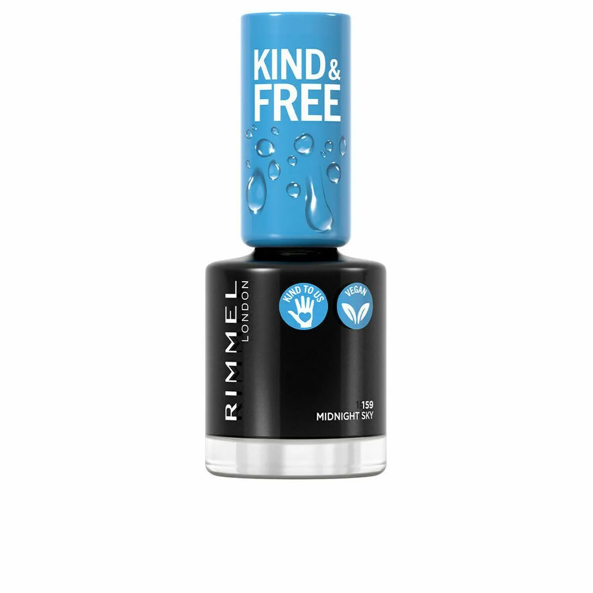 neglelak Rimmel London Kind & Free 159-midnight sky (8 ml)