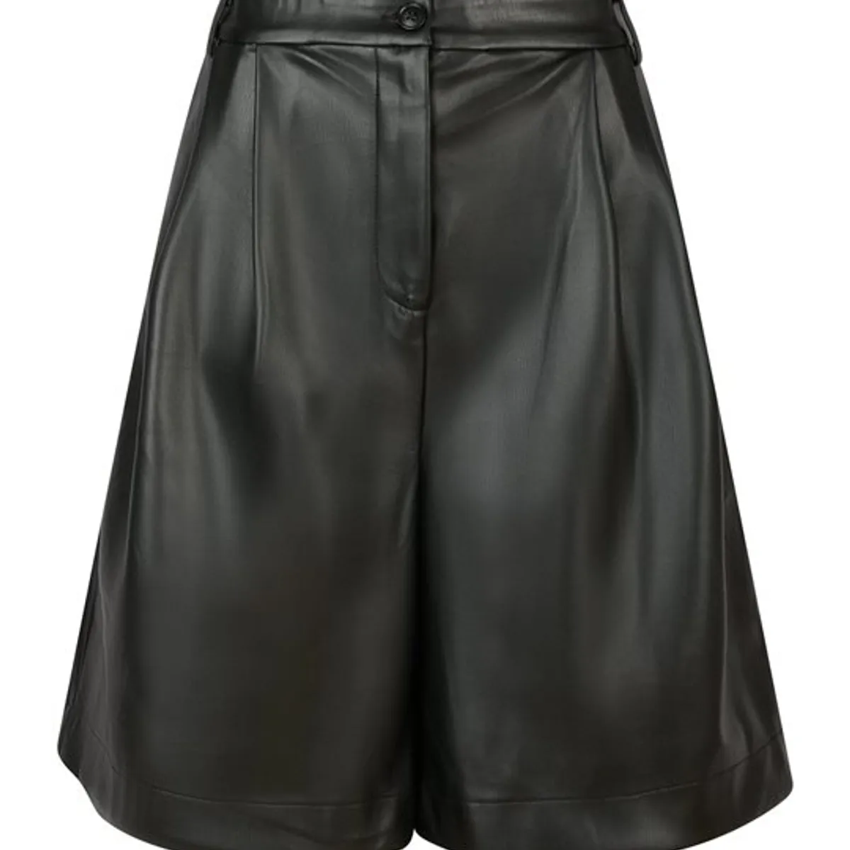 Neo Noir - Nika Bermuda Pu Shorts - Black